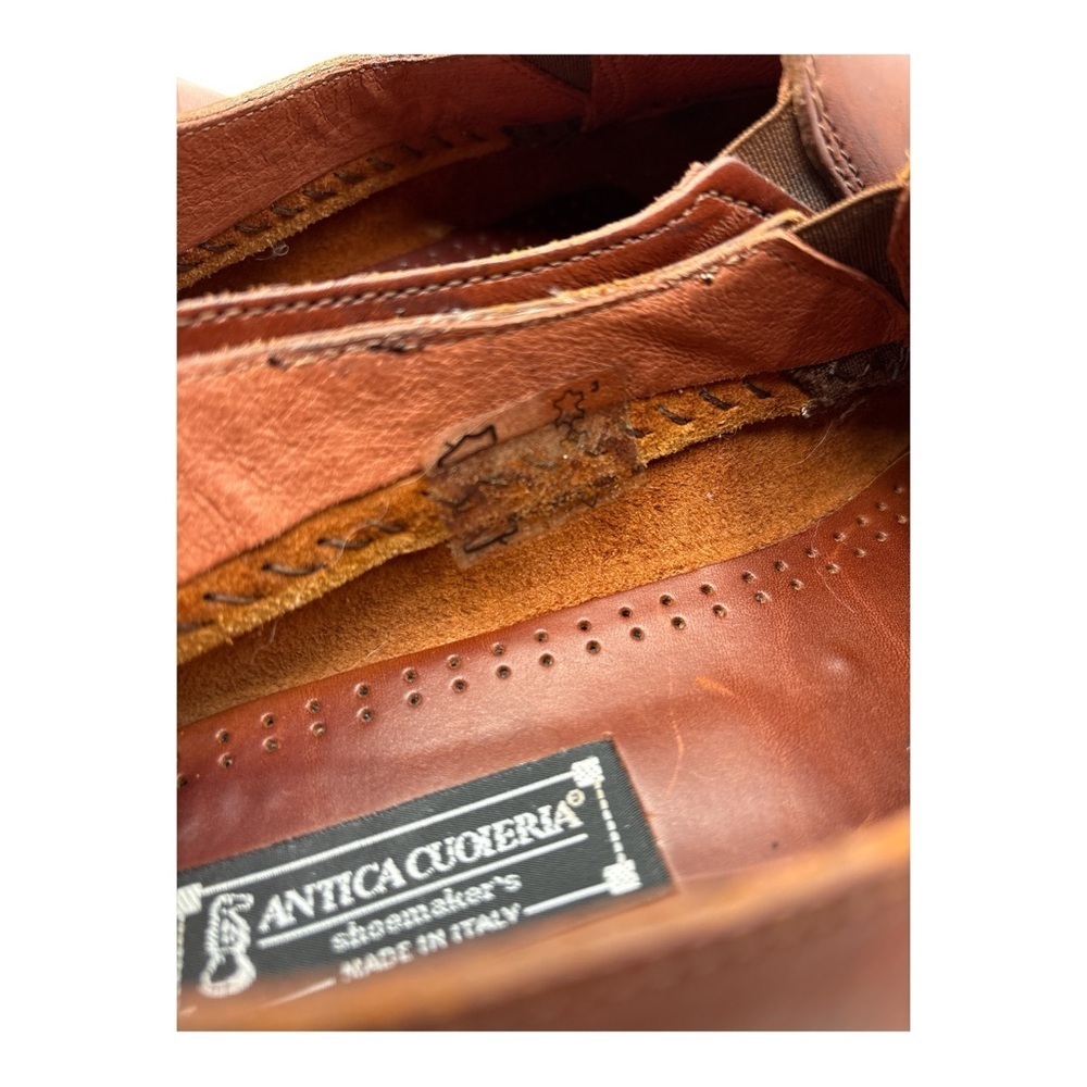 🇮🇹Antica Cuoieria Italian Leather Loafers – Men’s Size 41 (US 8) – Made in Italy - Picture 7 of 10